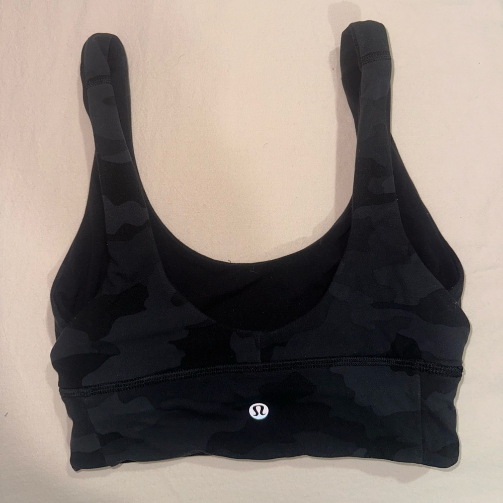 lululemon athletica Black Camo Sports Bra